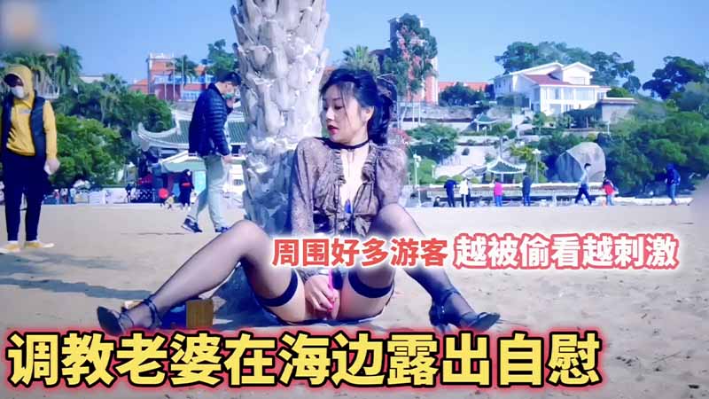 调教老婆在海边露出自慰周围好多游客越被偷看越刺激
